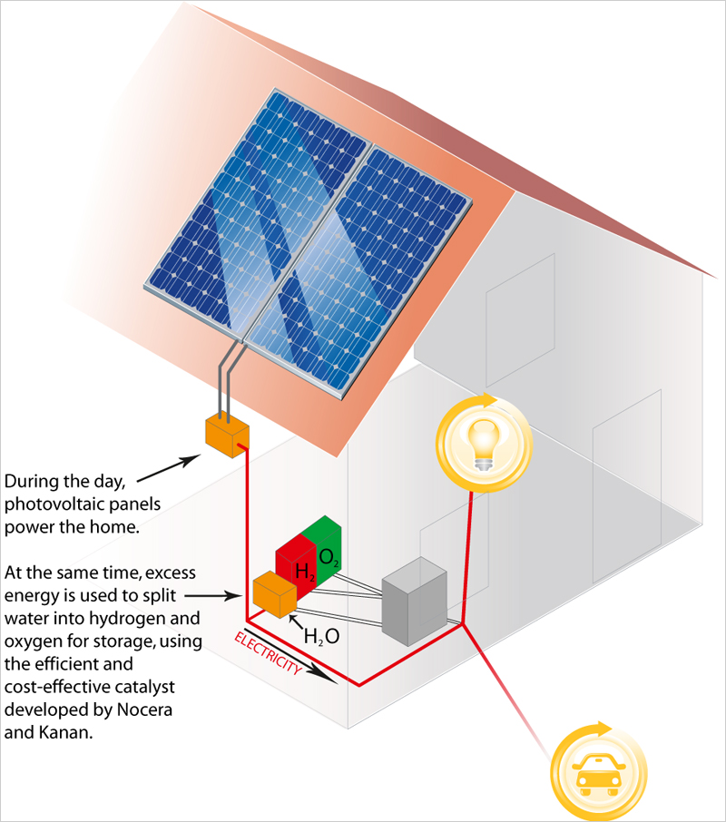 Солнечное электропитание дома (идею подсказали растения)
