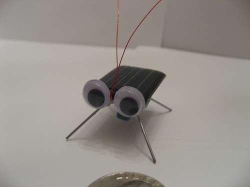 Самодельный электронный жук на солнечной батарее